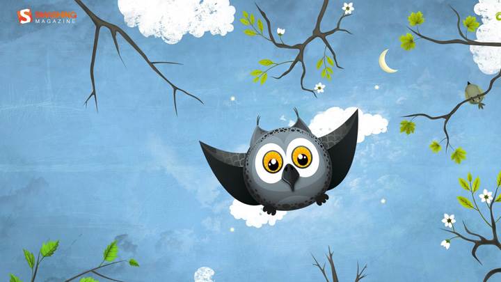 Artistic Owl Flight